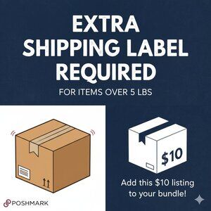 📦Extra Shipping Fee (For Items Over 5 lbs)📦